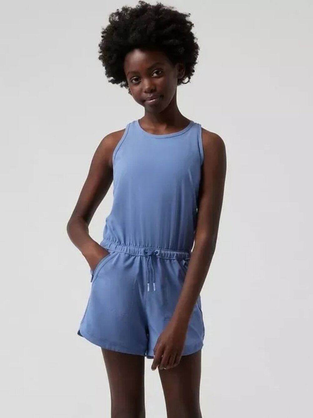 Athleta Girl On The Go Romper, Size 8/10